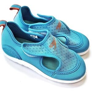 Speedo 10 Surfwalker Large Swim Shoes Pool Slippers Kids Toddler Blue